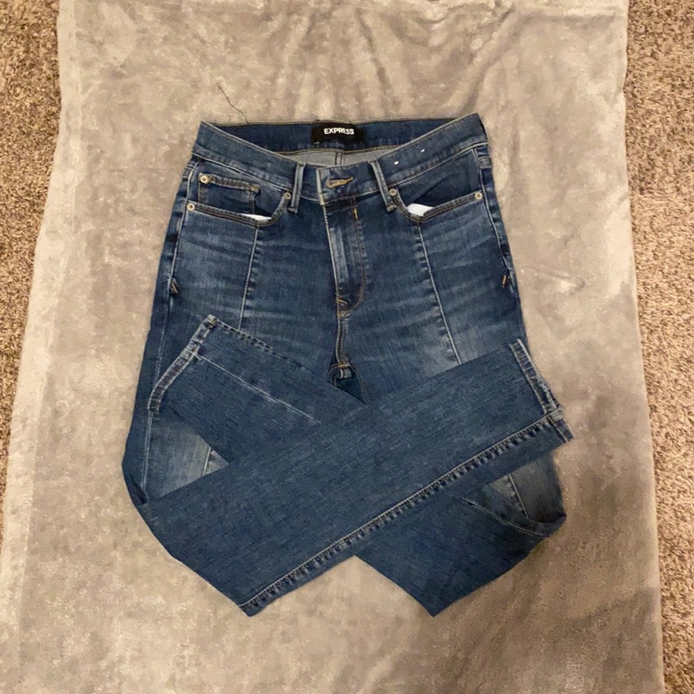 Express Mid Rise Leggings Size 6L